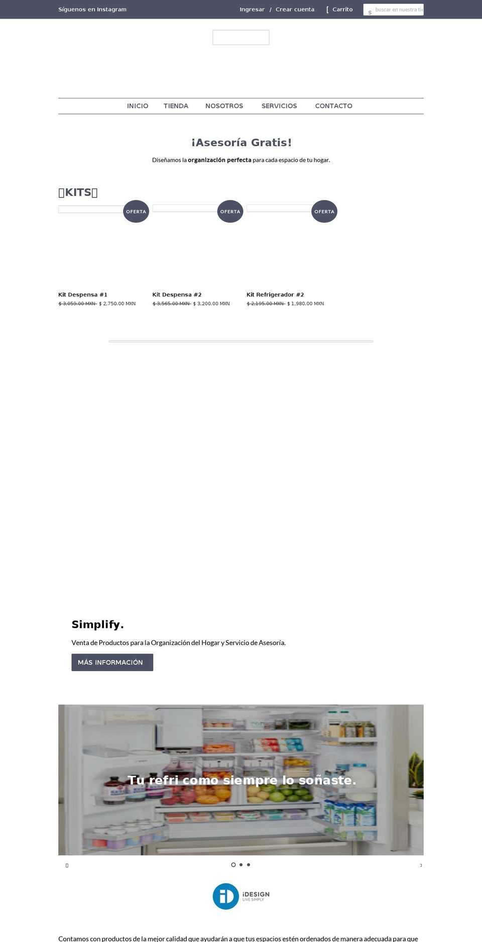 simplifyorder.com shopify website screenshot