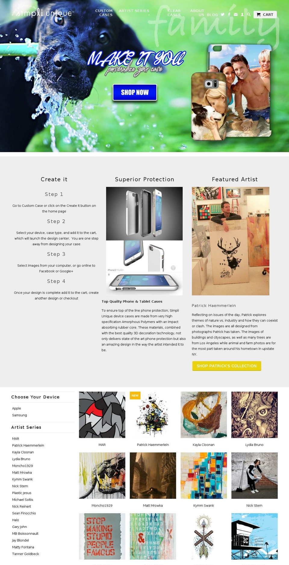 simpliunique.com shopify website screenshot