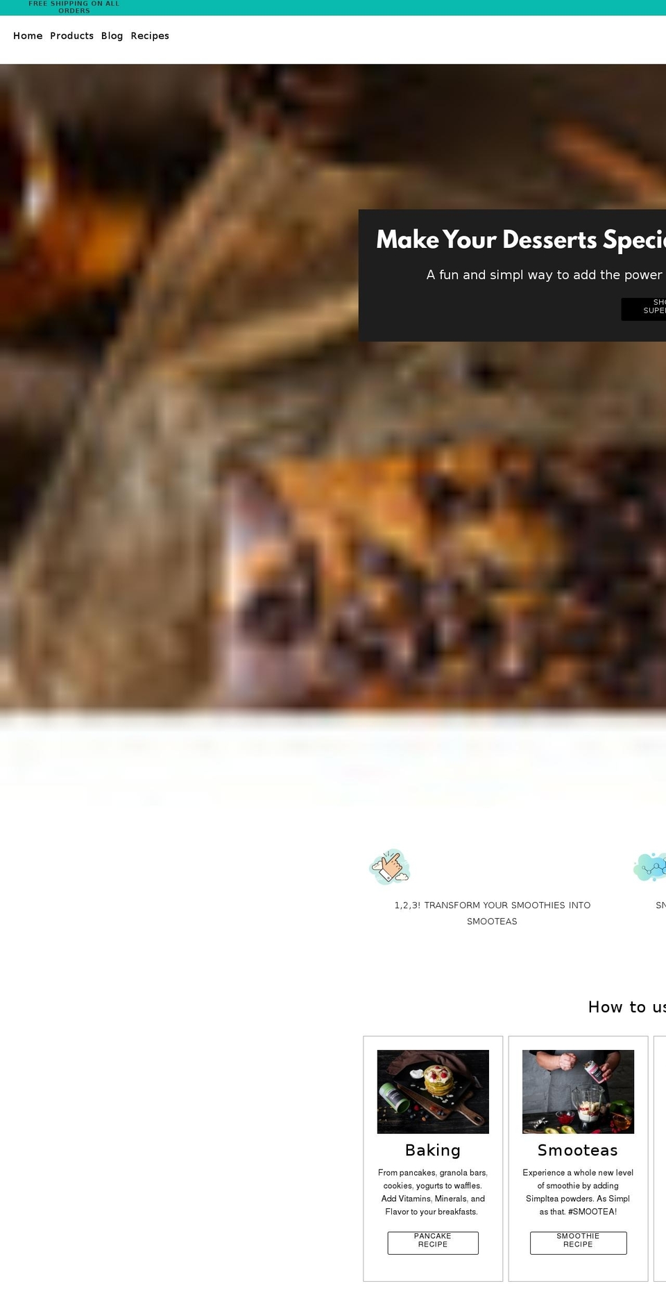 simpltea.com shopify website screenshot