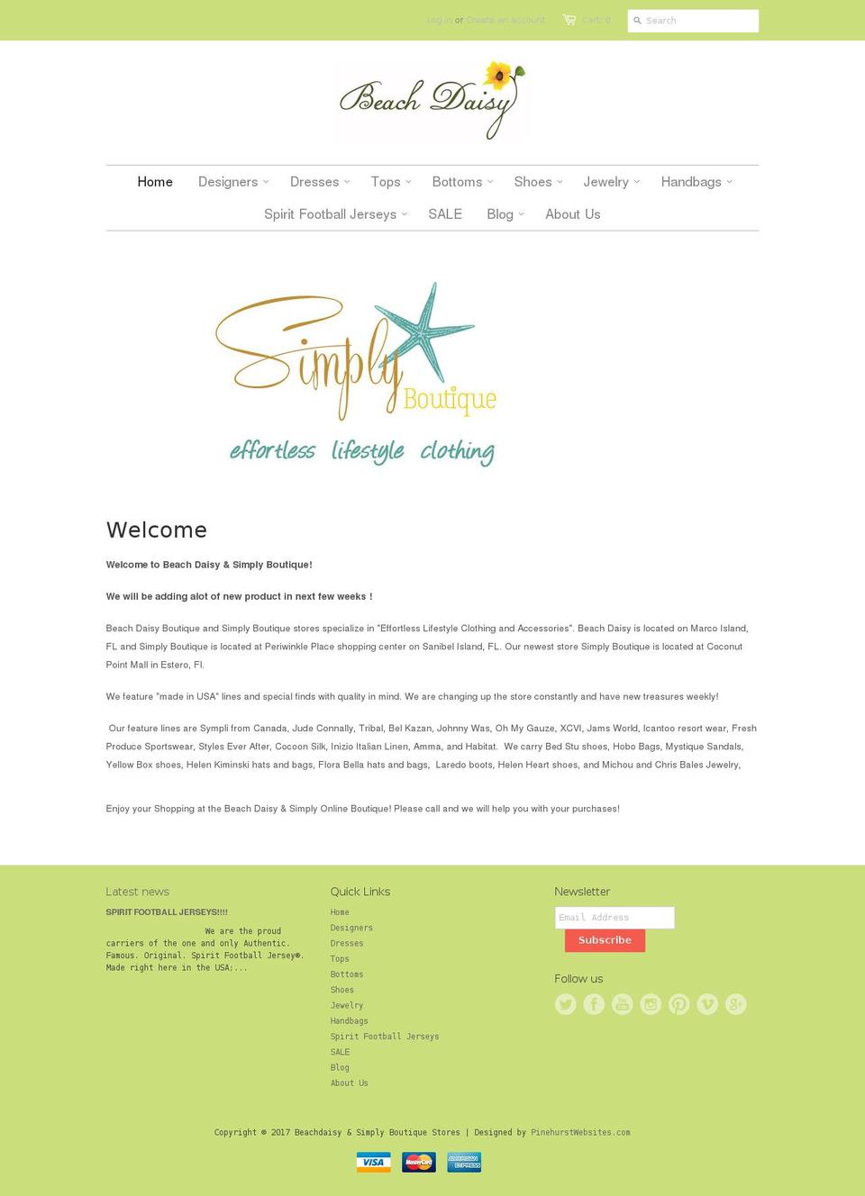 simply-boutique.com shopify website screenshot