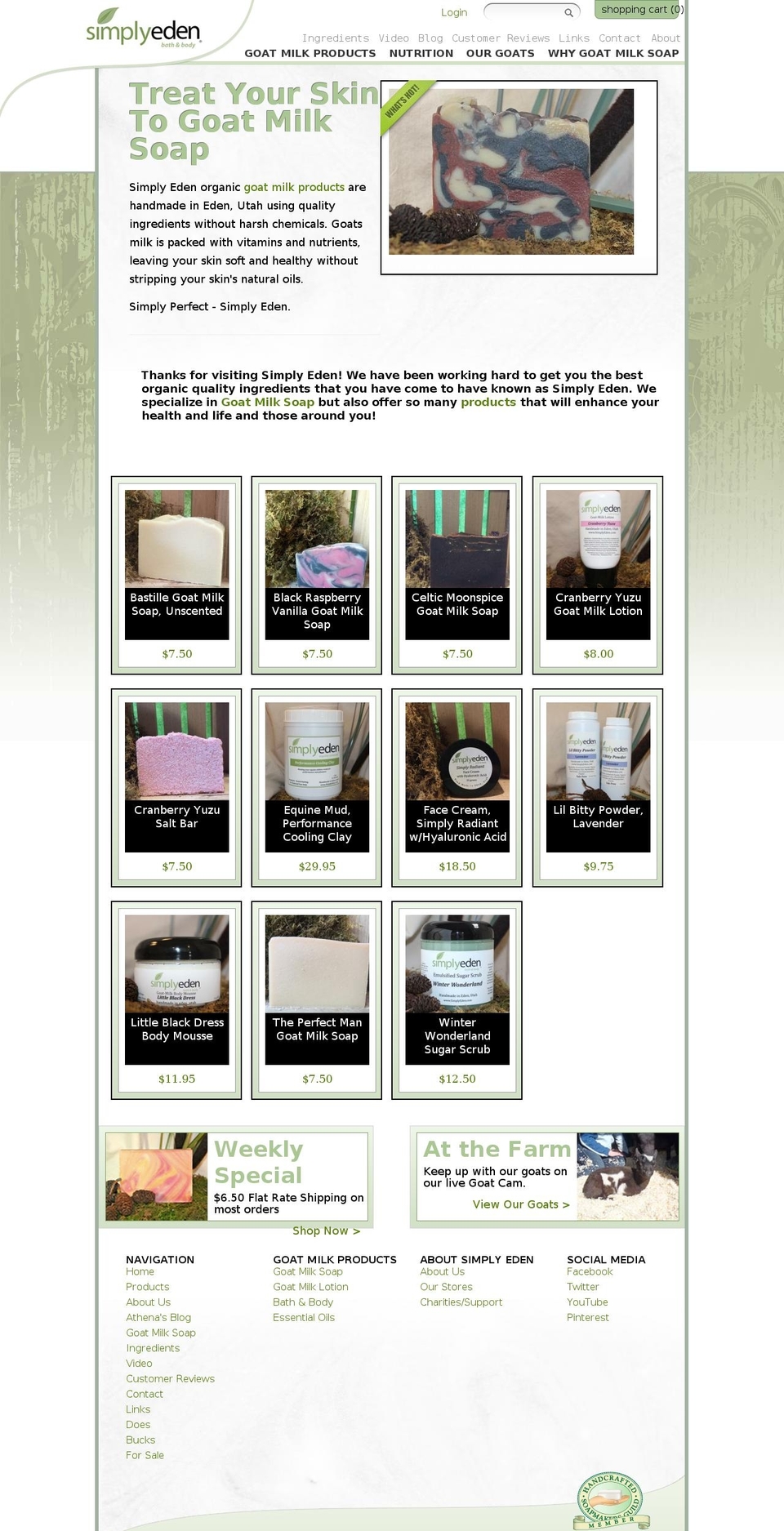 simply-eden.com shopify website screenshot