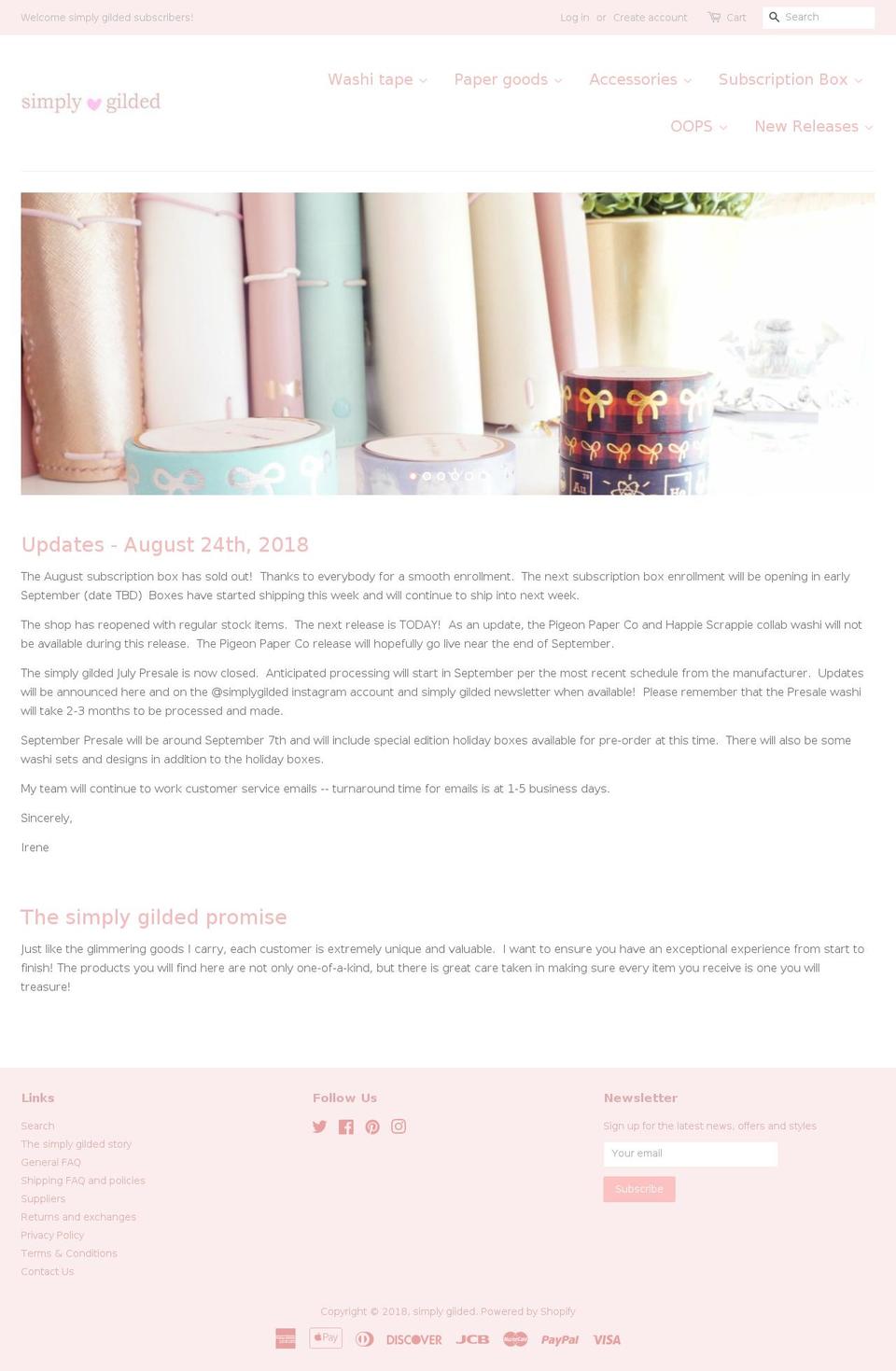 simply-gilded.myshopify.com shopify website screenshot