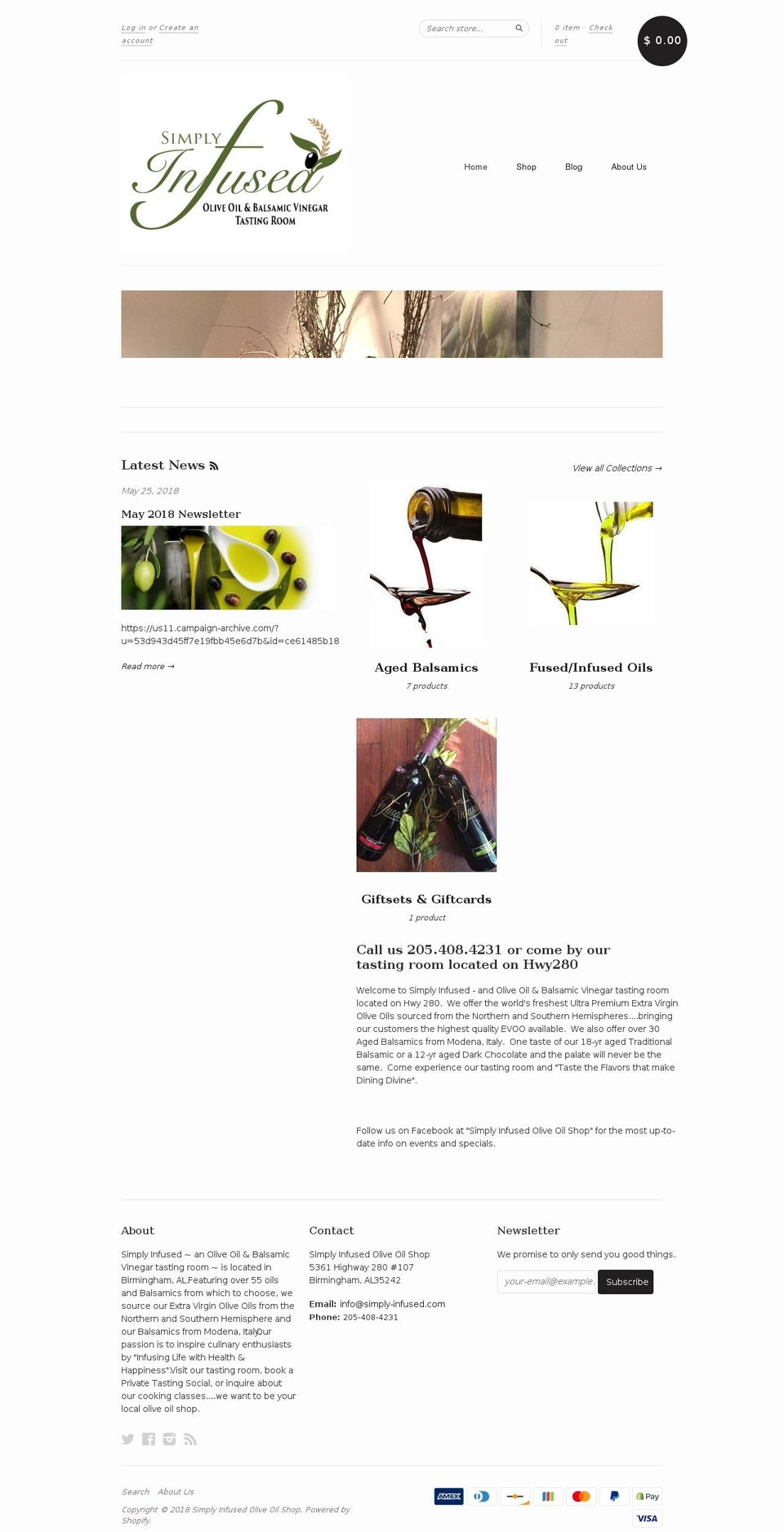 simply-infused.com — Shopify storefront screenshot