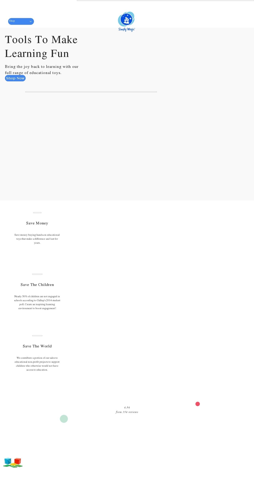simply-magic.com shopify website screenshot