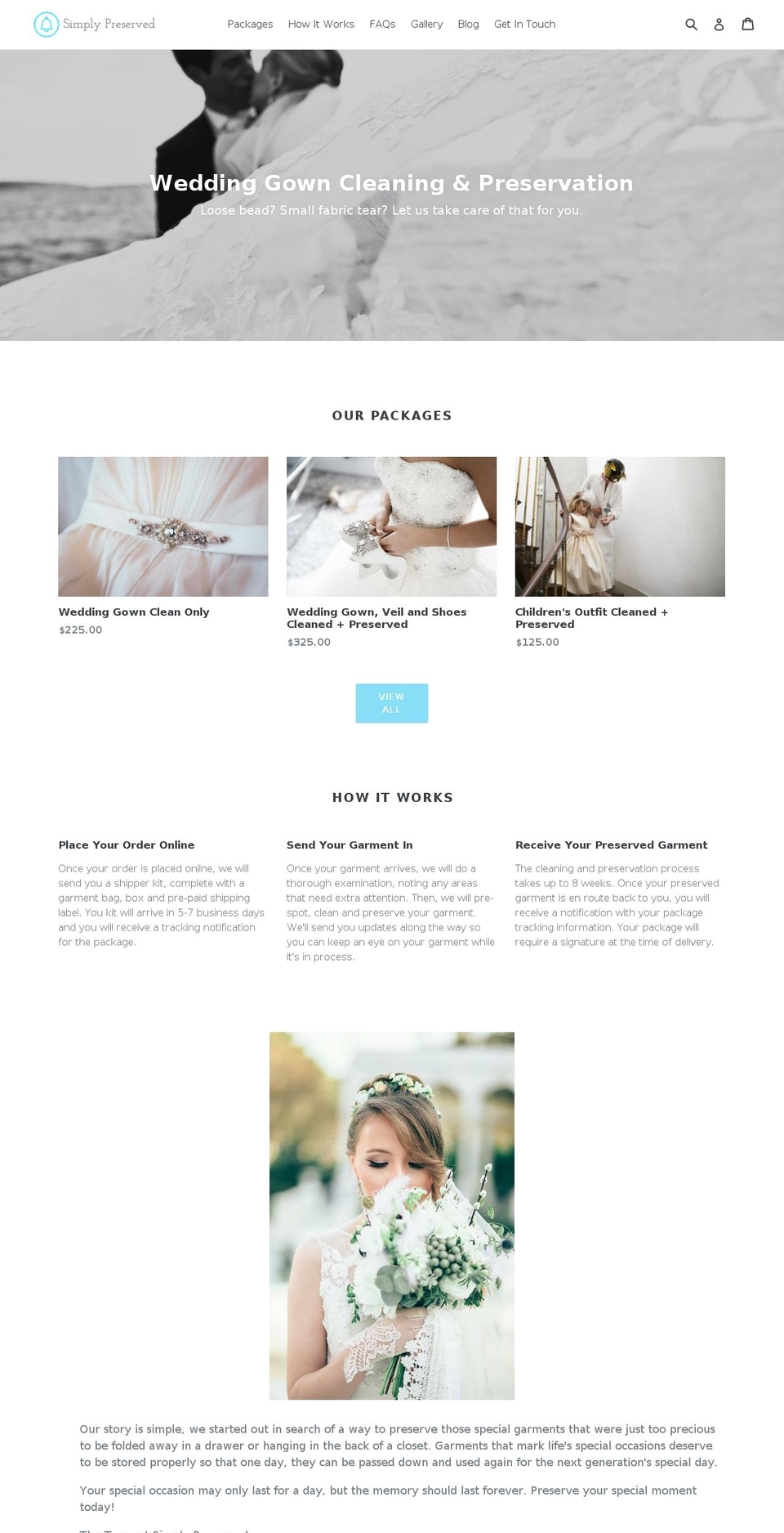 simply-preserved.com — Shopify storefront screenshot