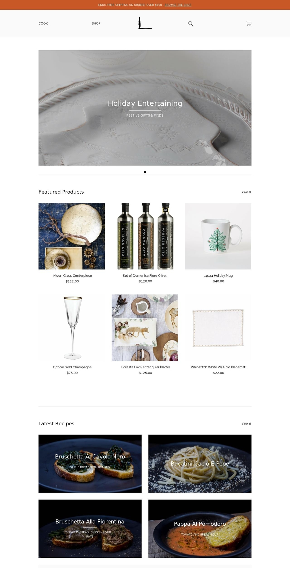 simply-tuscan.com shopify website screenshot