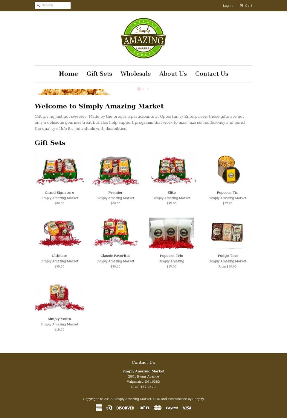 simplyamazingtreats.com shopify website screenshot