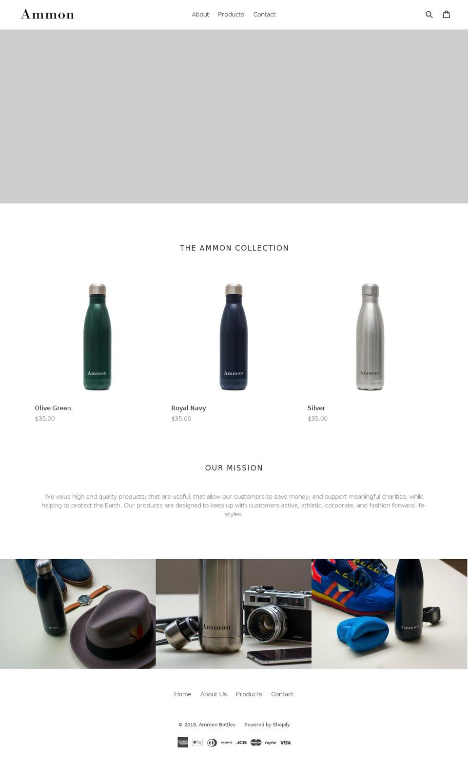 simplyammon.com — Shopify storefront screenshot