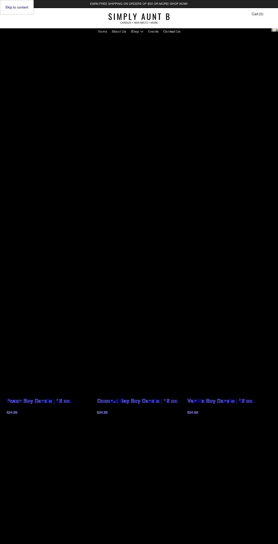 simplyauntb.com shopify website screenshot