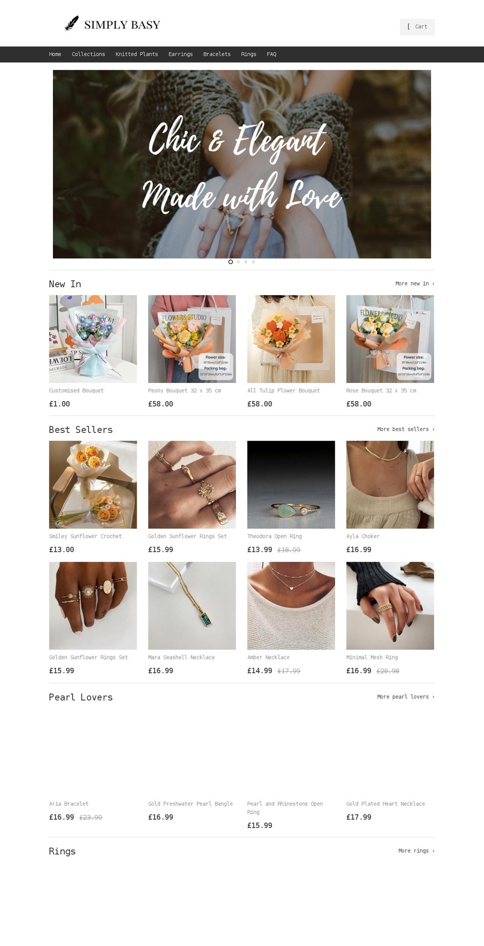 simplybasy.com shopify website screenshot
