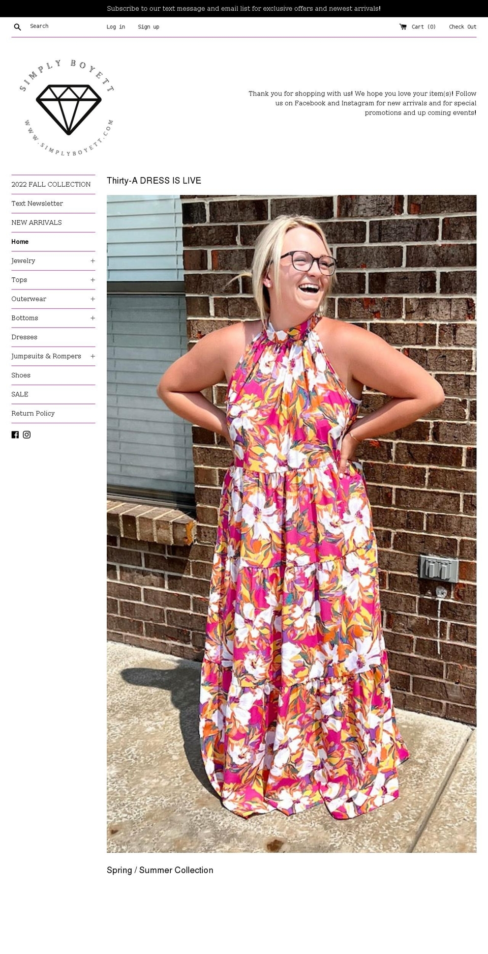 simplyboyett.com shopify website screenshot