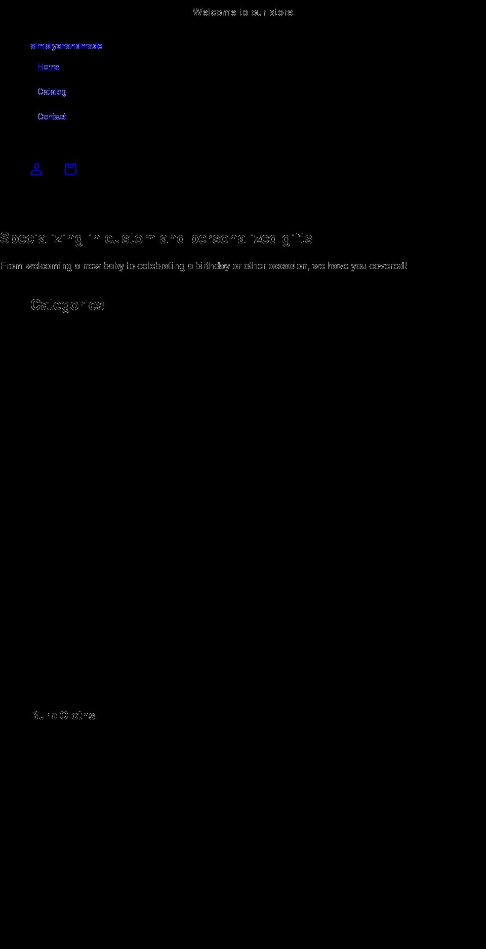 simplychandmade.com shopify website screenshot