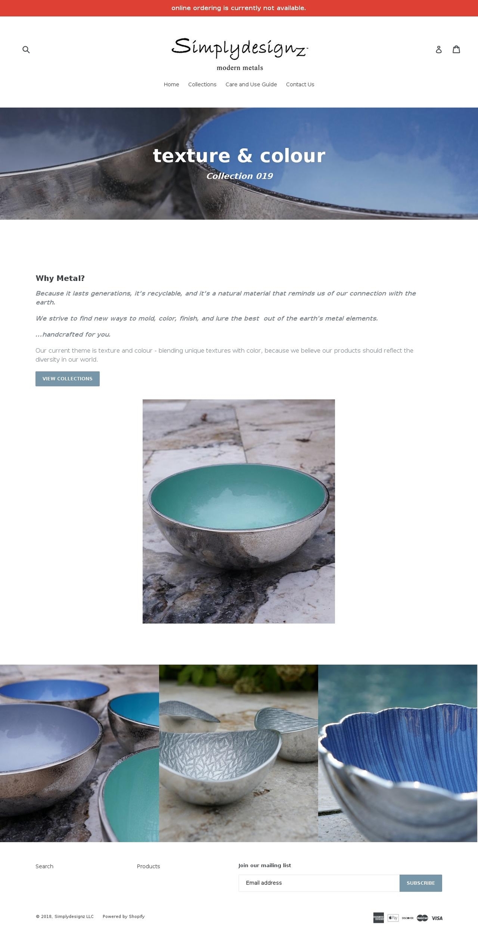 simplydesignz.com shopify website screenshot