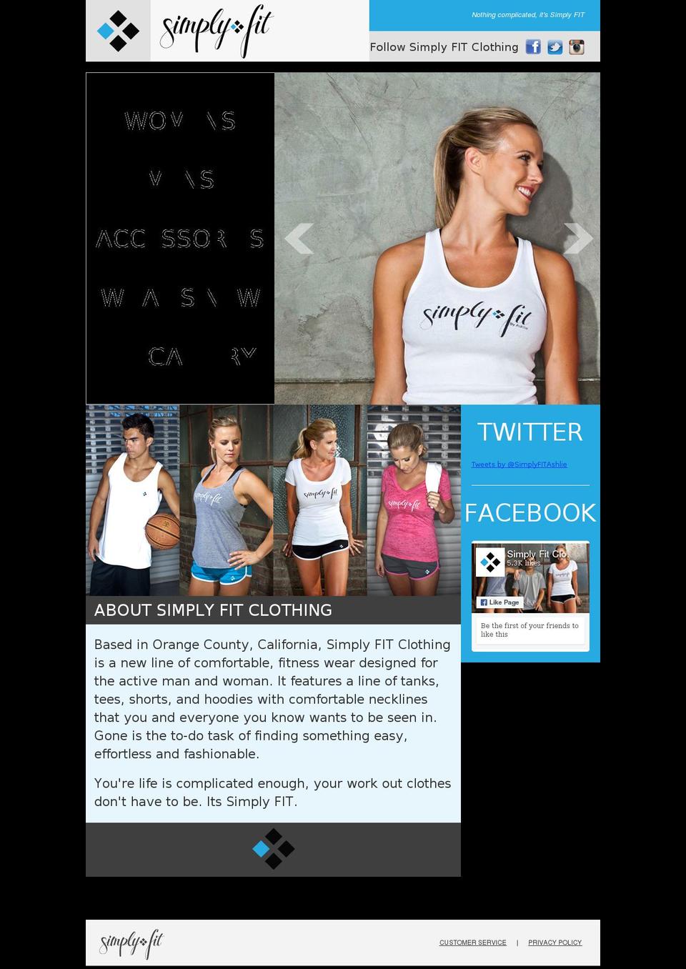 simplyfitclothing.com — Shopify storefront screenshot