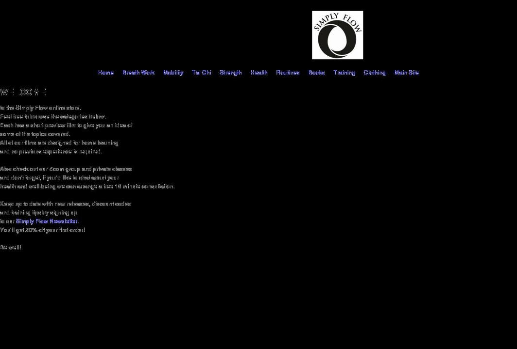 simplyflow.myshopify.com shopify website screenshot