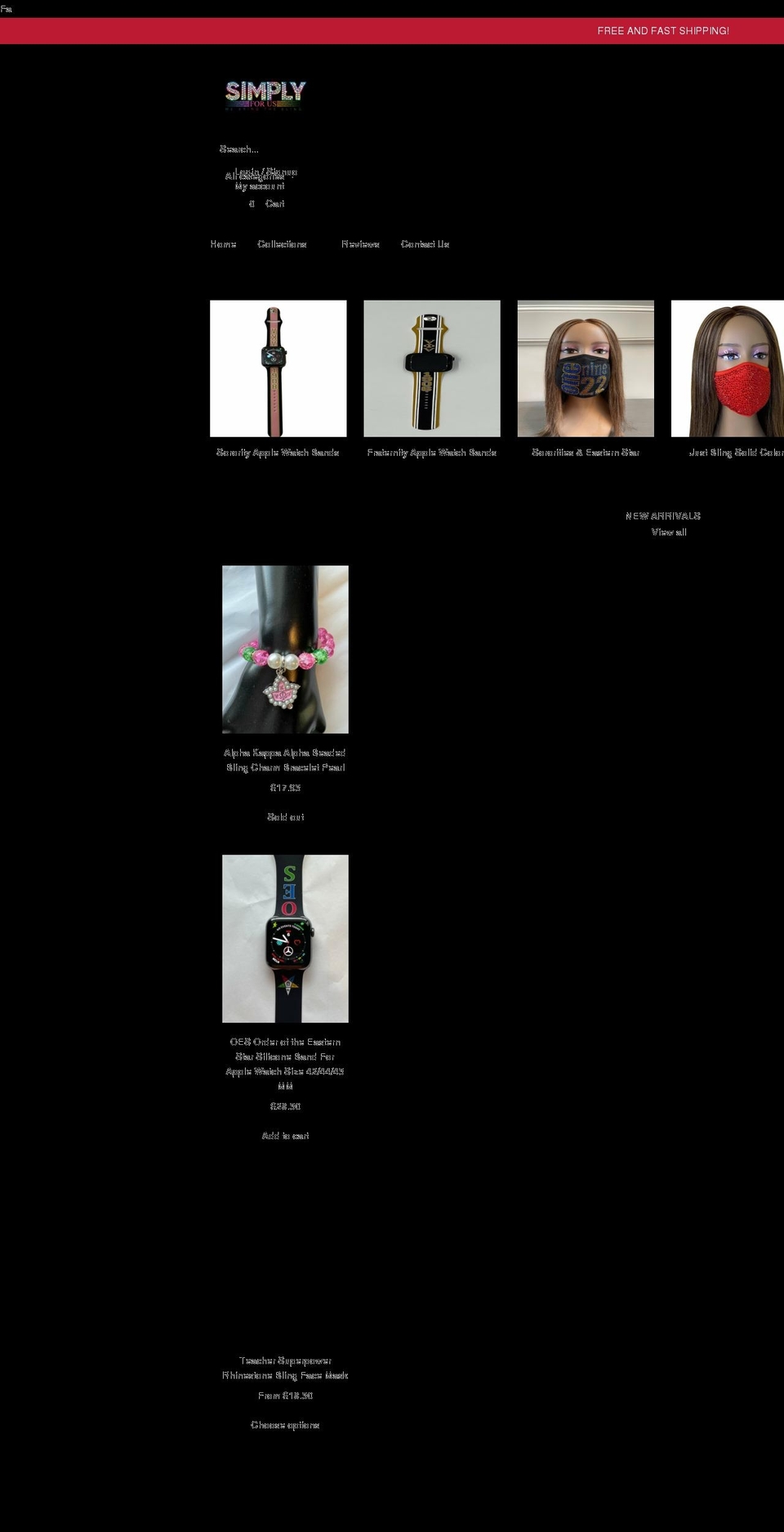 simplyforus.com shopify website screenshot