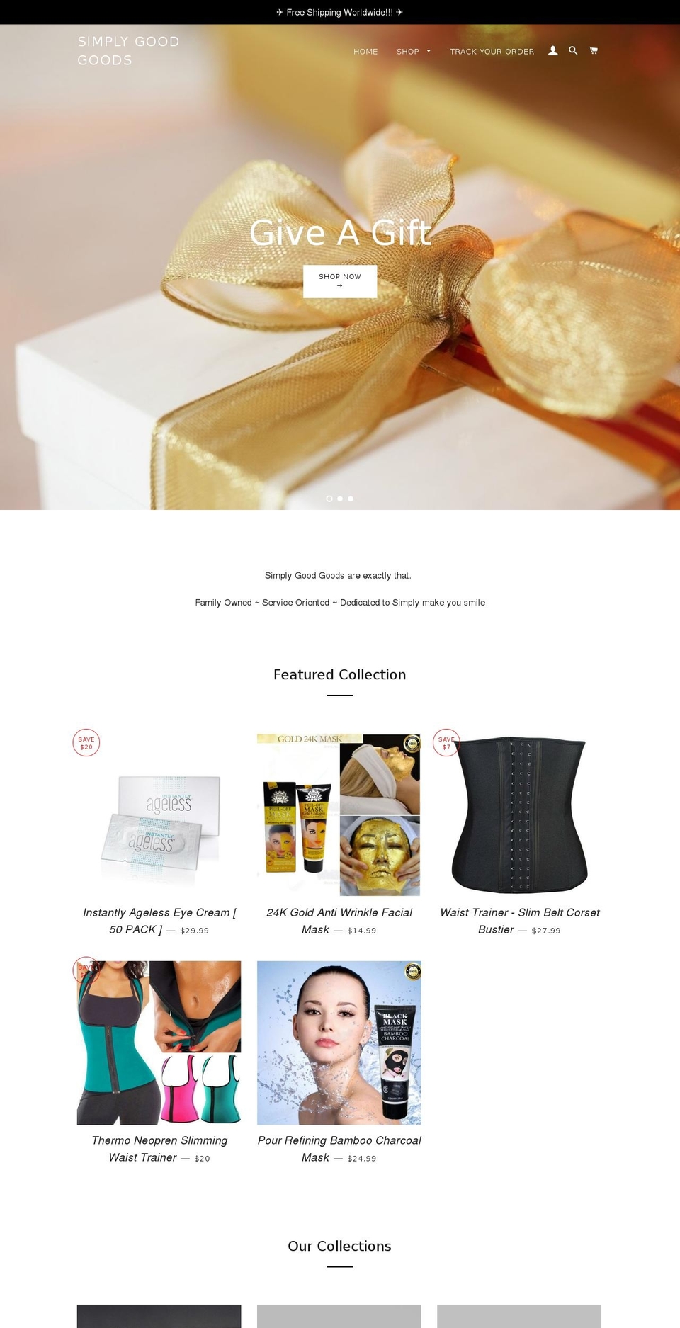 the-cha-ching-theme Shopify theme site example simplygoodgoods.com