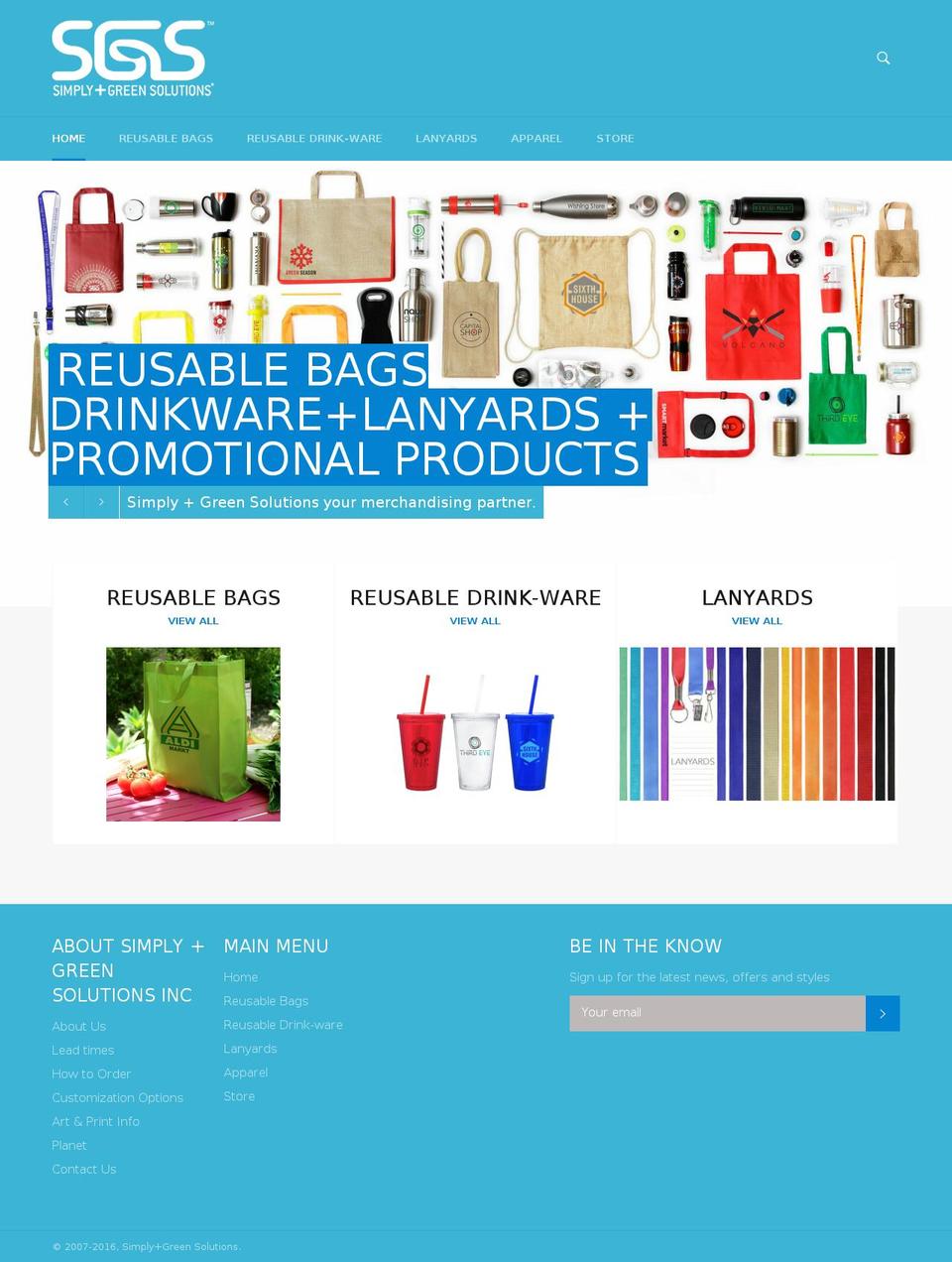 empire Shopify theme site example simplygreensolutions.com