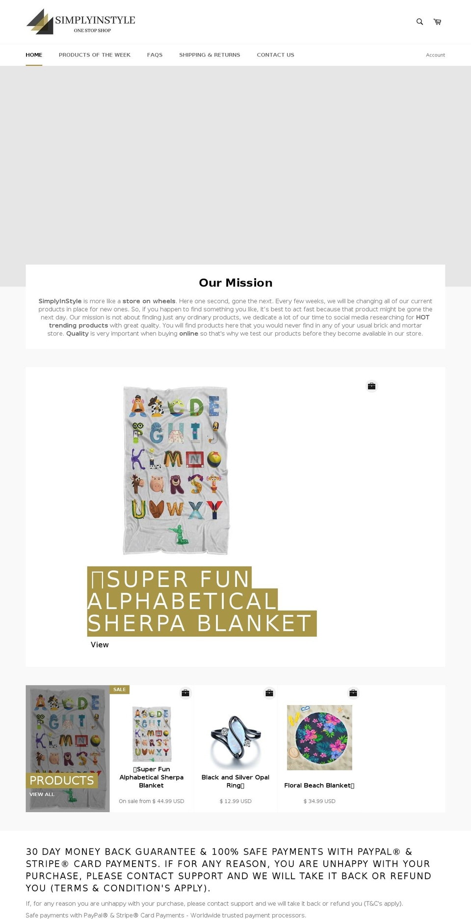 simplyinstyle.com — Shopify storefront screenshot