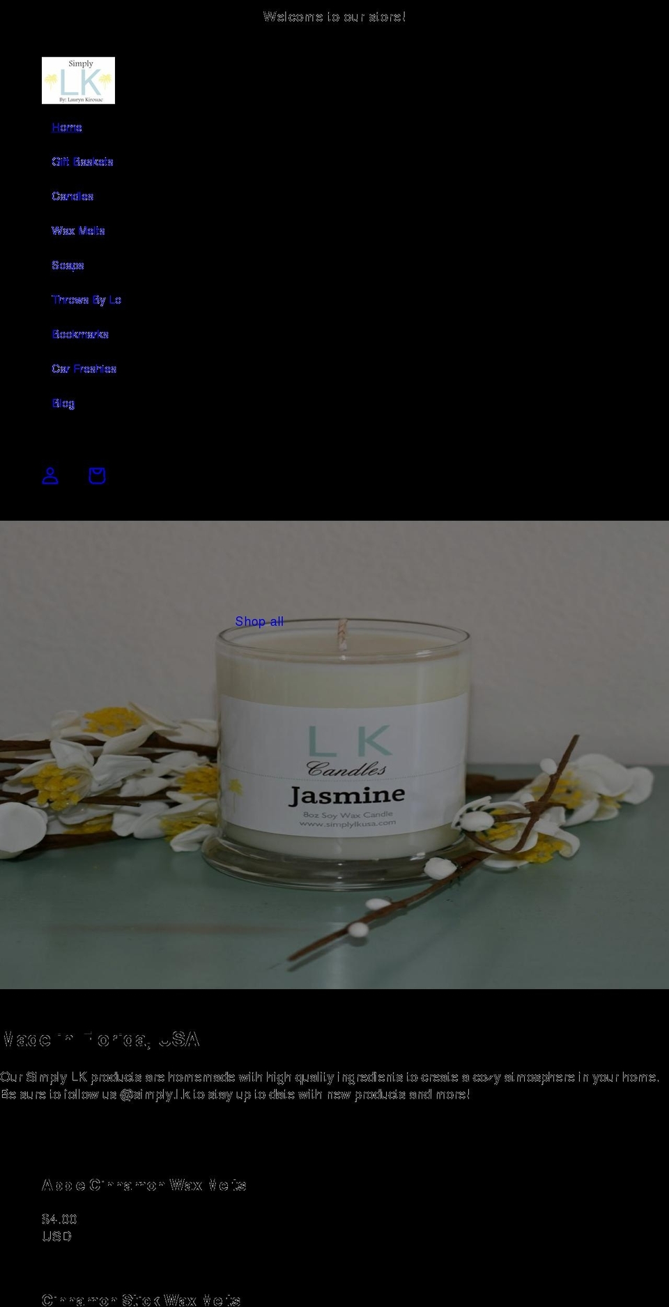 simplylkusa.com shopify website screenshot