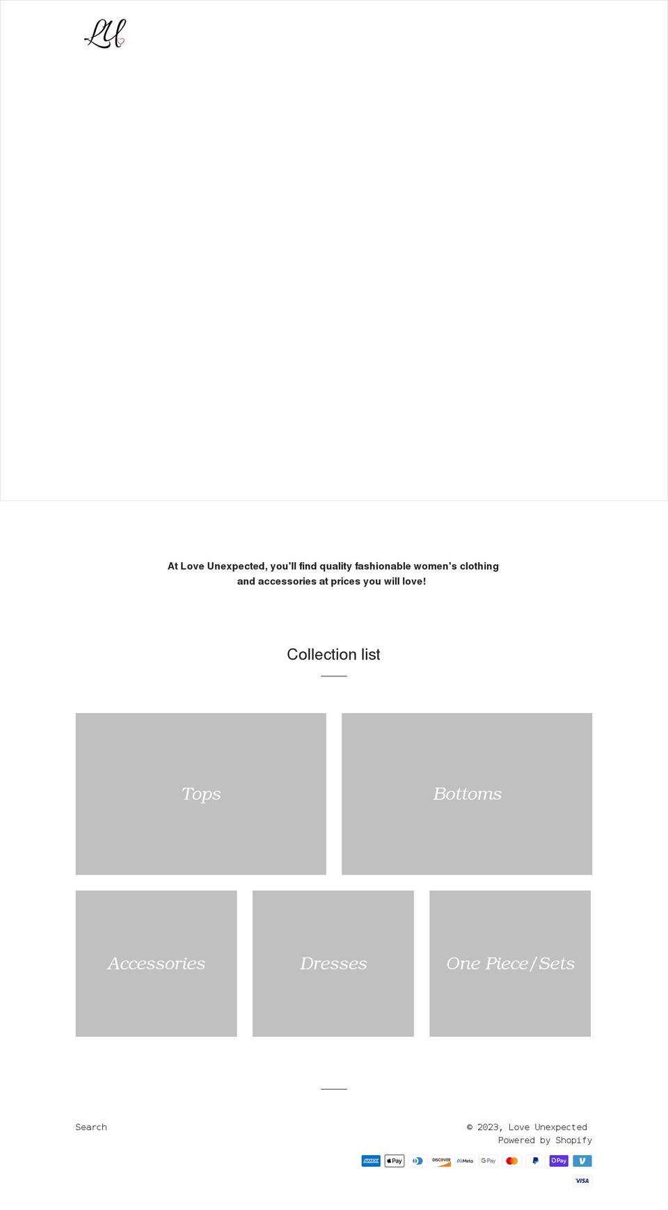 simplyloveunexpected.com shopify website screenshot