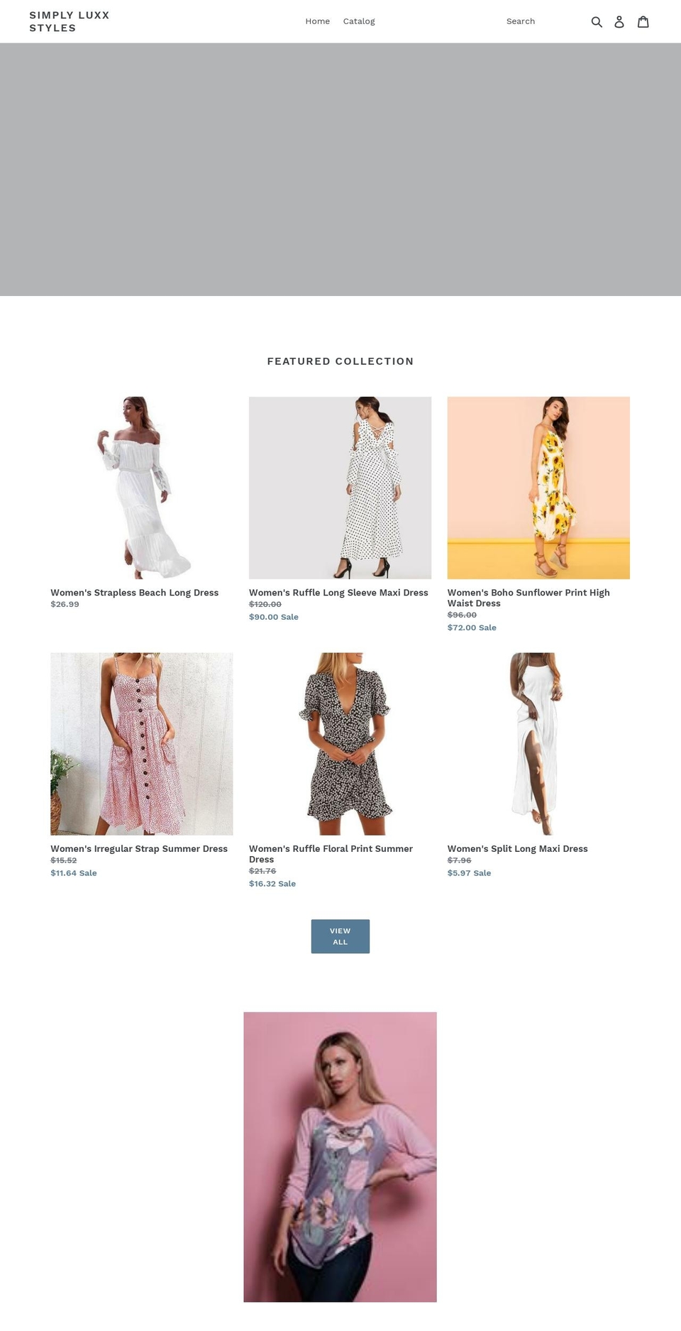 simplyluxx.com shopify website screenshot