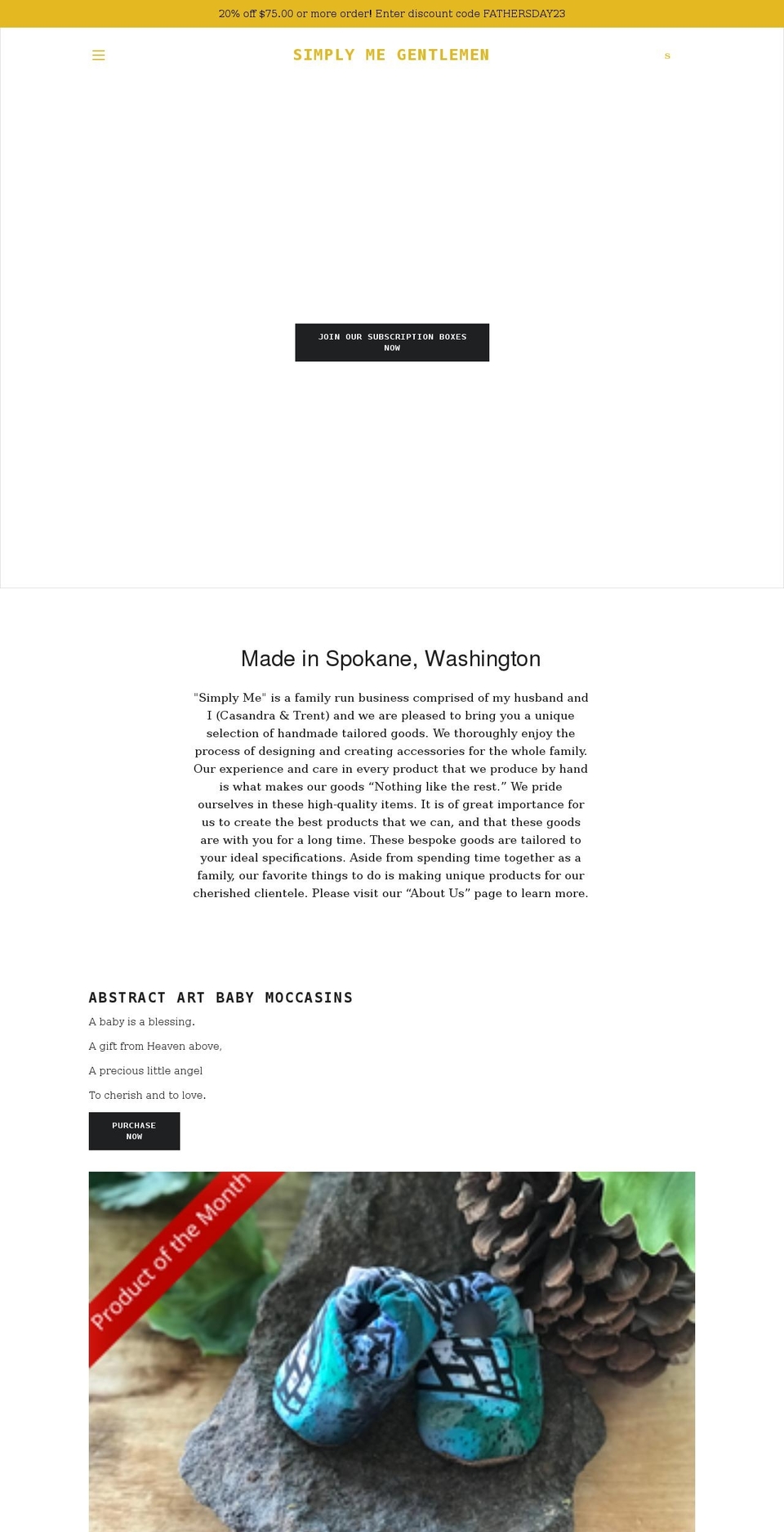 simplymegentlemen.com shopify website screenshot