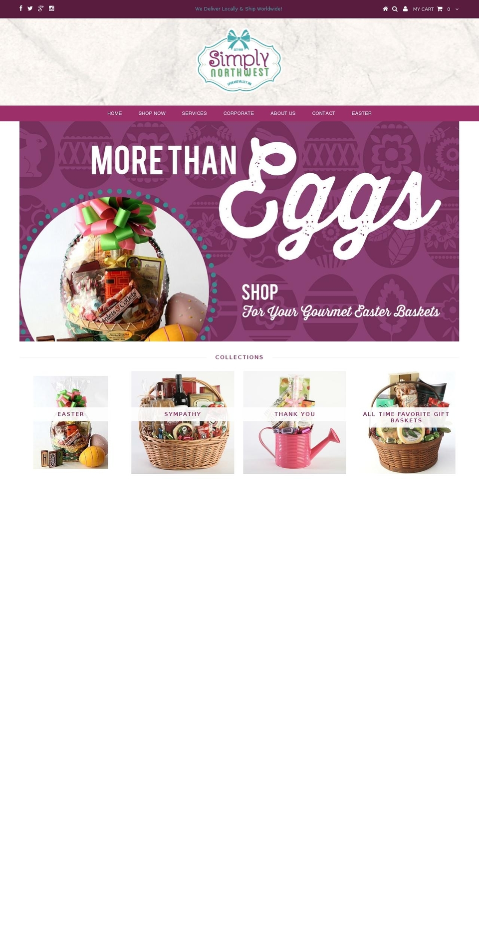 simplynorthwest.com shopify website screenshot