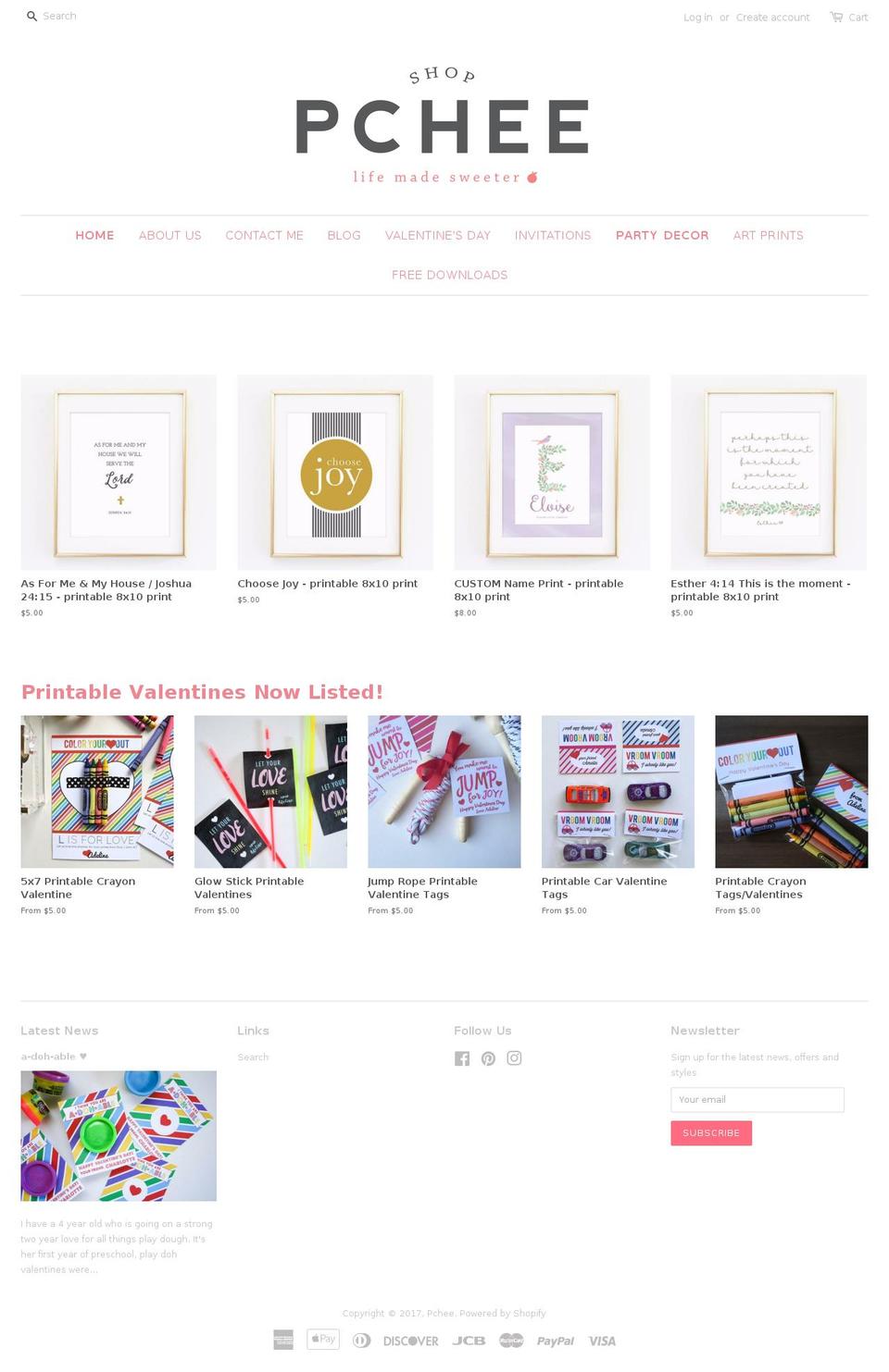 simplypchee.com shopify website screenshot