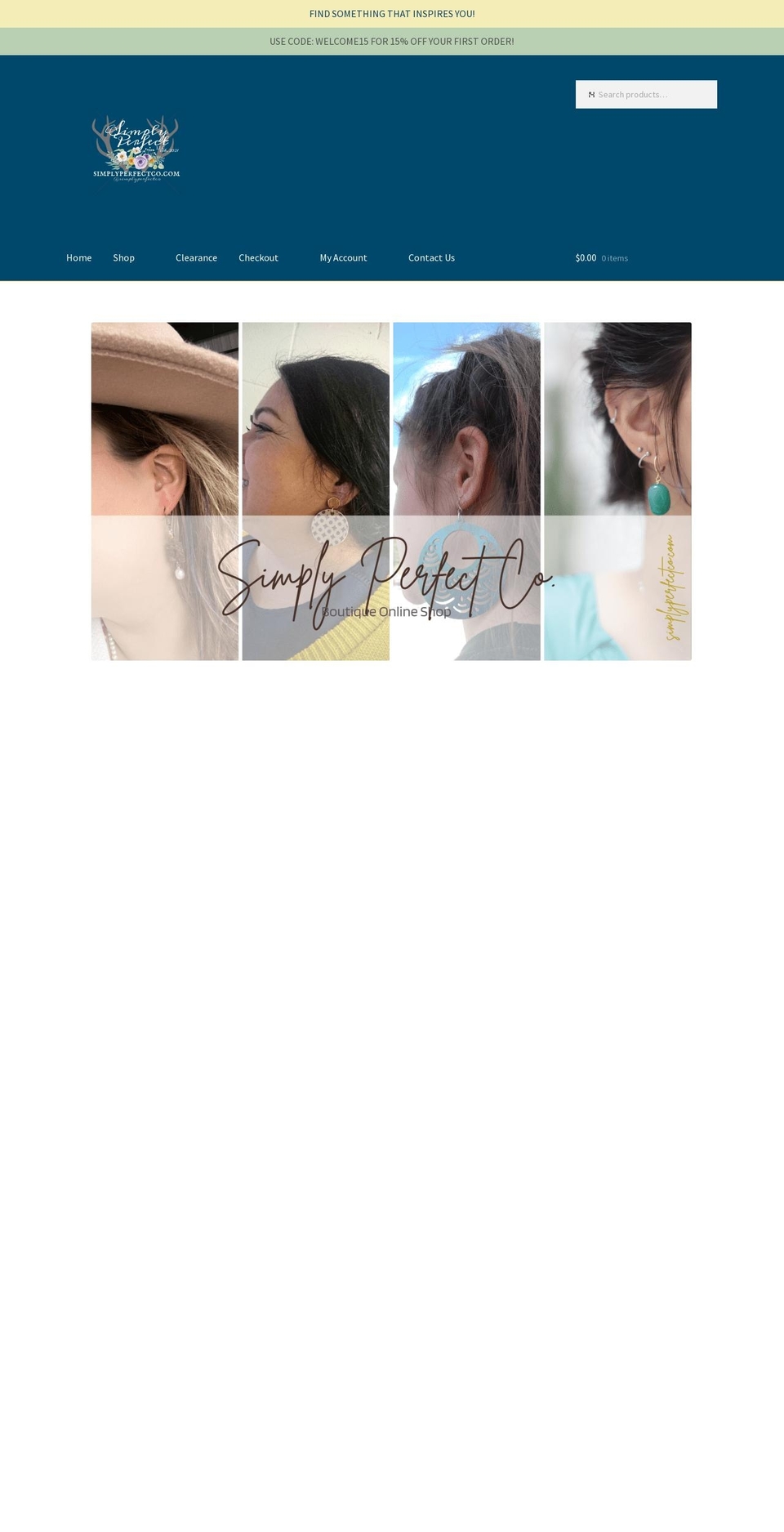 simplyperfectco.com — Shopify storefront screenshot
