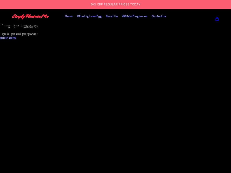 simplypleasureme.com shopify website screenshot