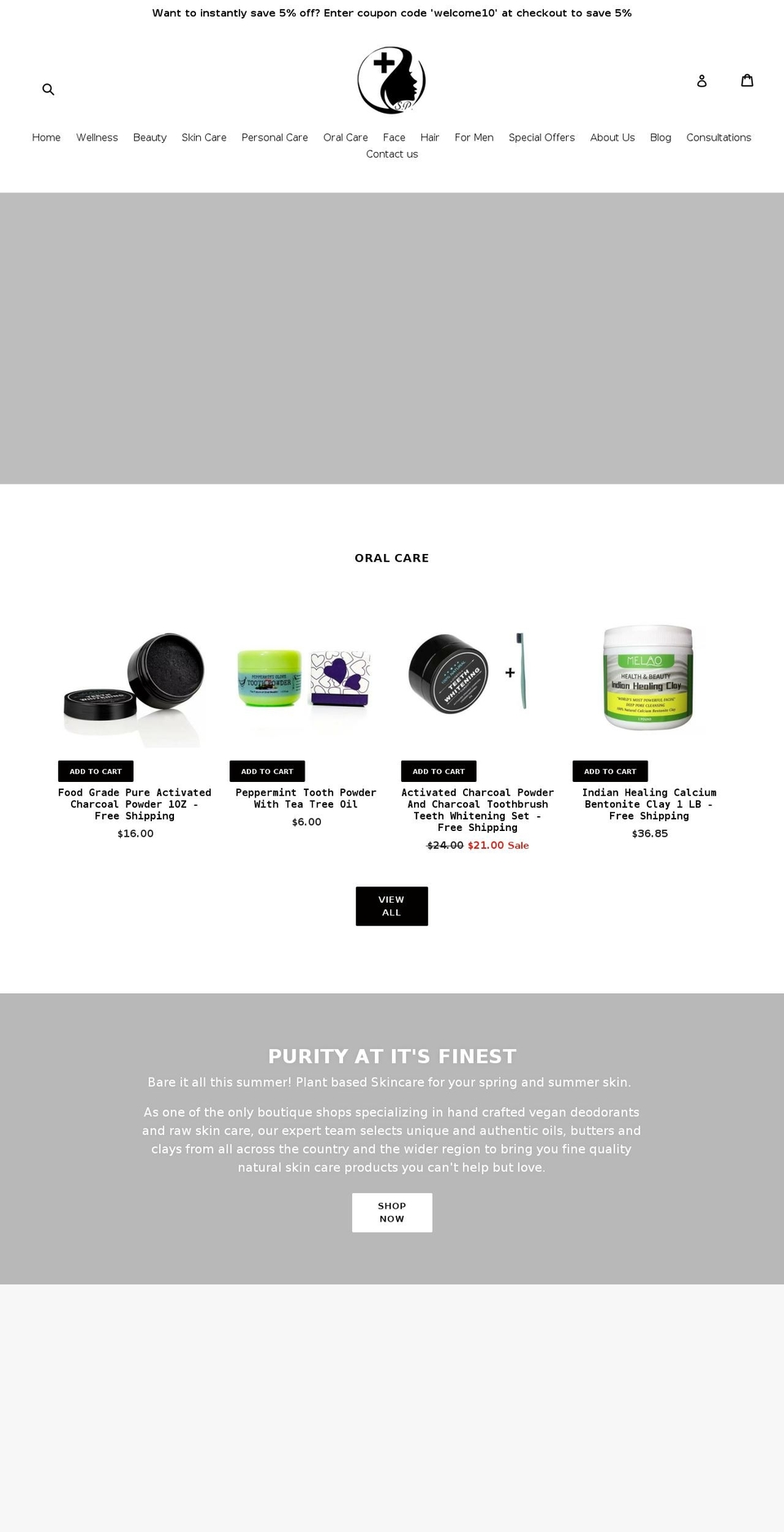 simplypurebysalisha.com shopify website screenshot