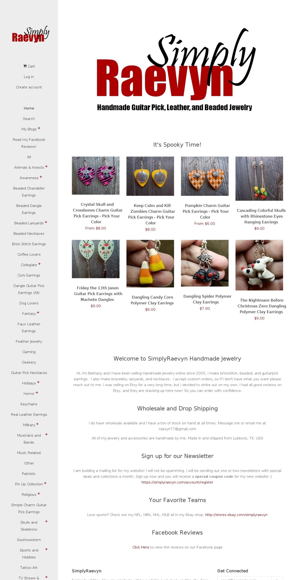 simplyraevyn.com shopify website screenshot