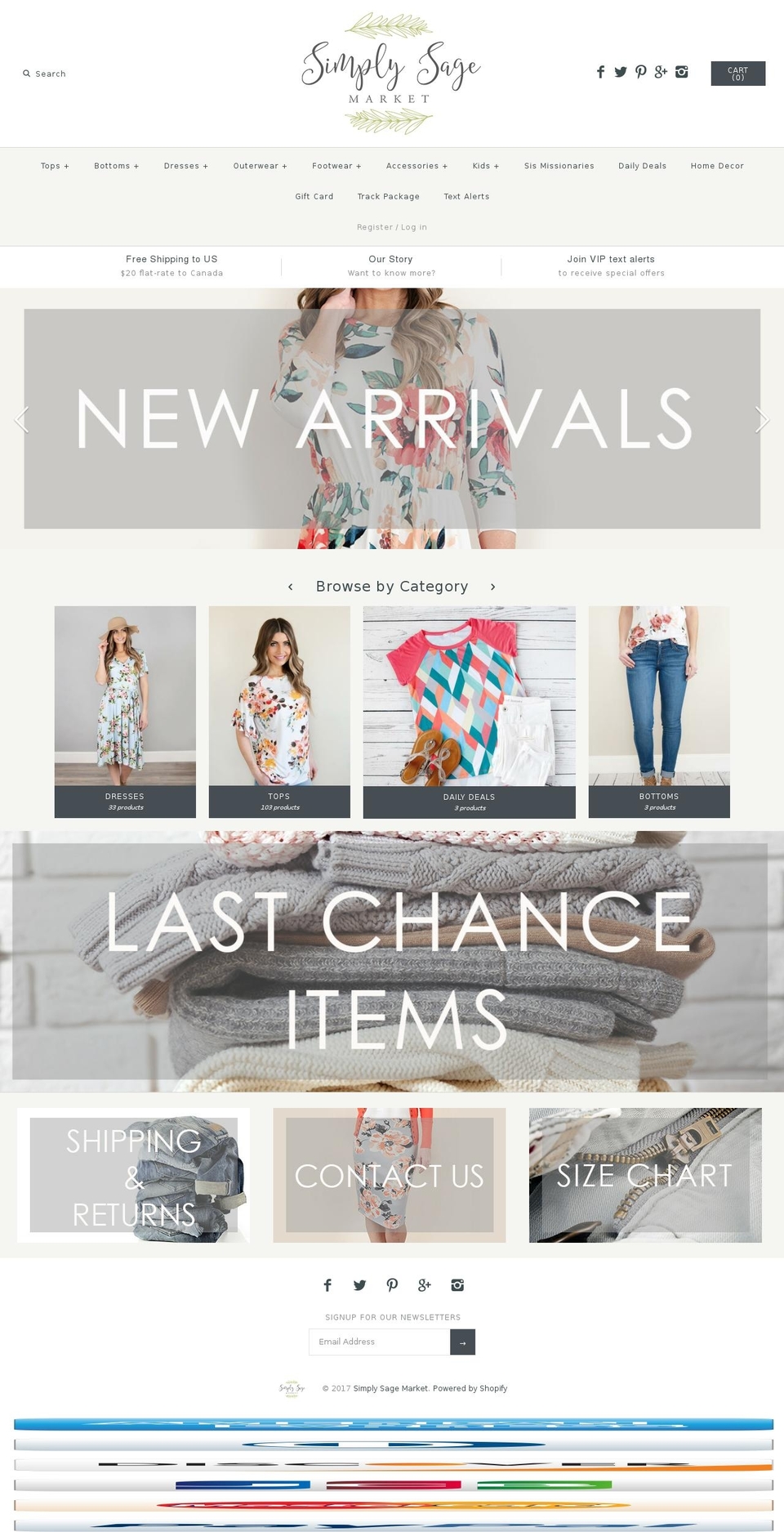 simplysagemarket.com shopify website screenshot