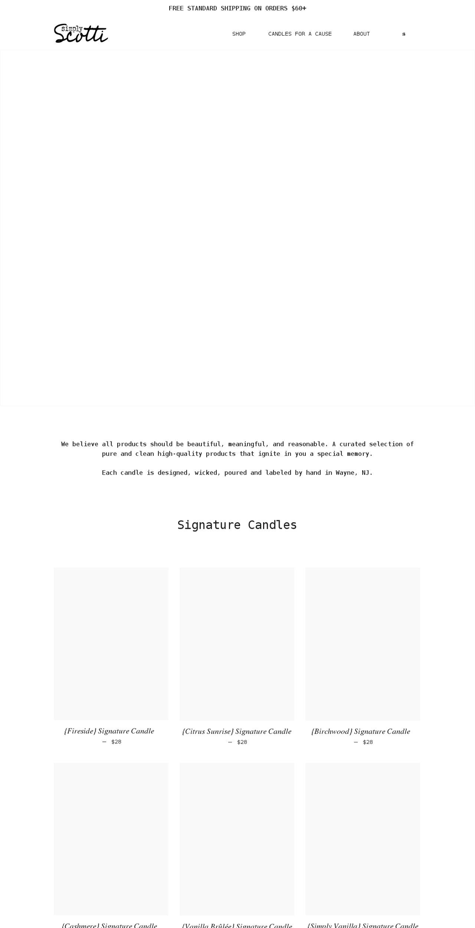 simplyscotti.com shopify website screenshot