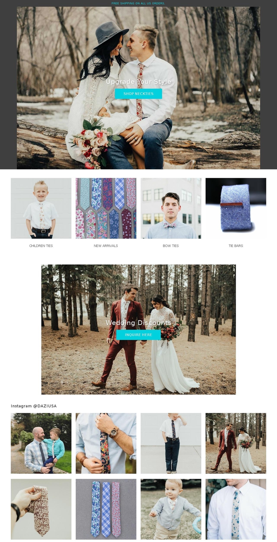 Copy of Parallax - Dec 2, 2016 Shopify theme site example simplyskinnyties.com