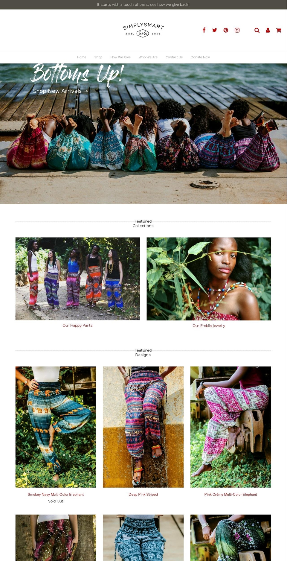 simplysmartdesigns.org shopify website screenshot