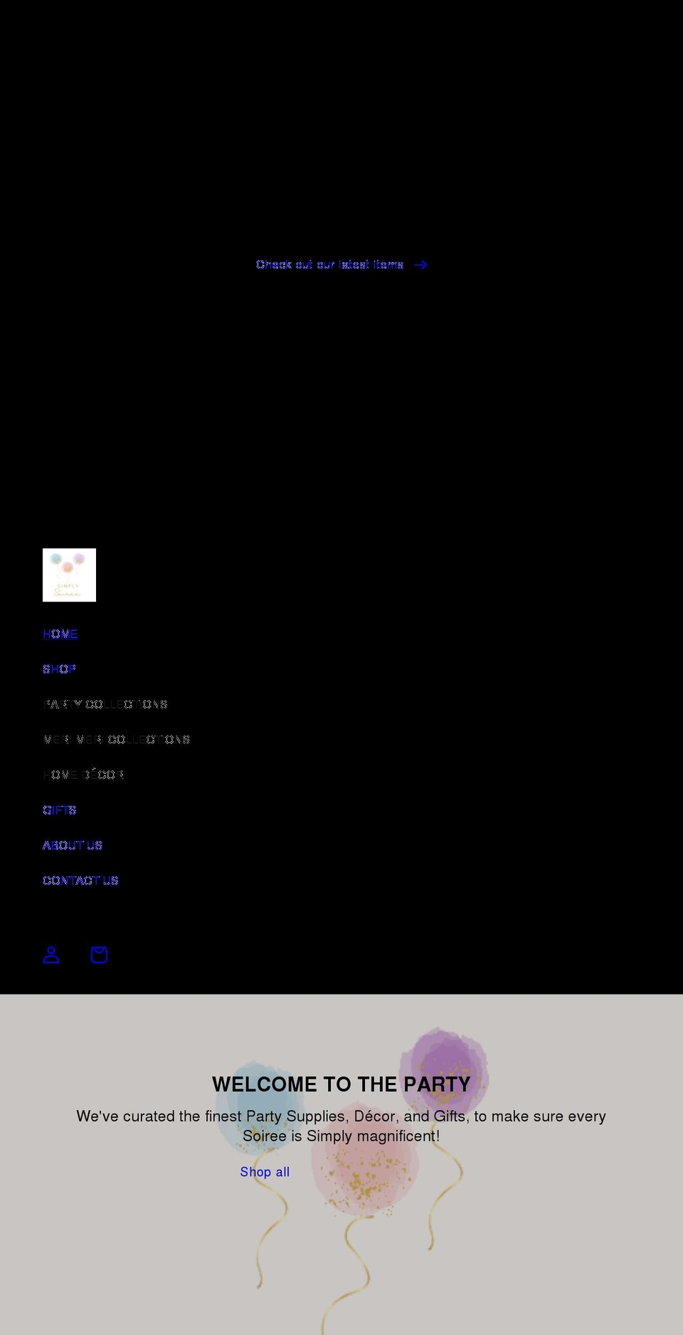 simplysoireeinc.com shopify website screenshot