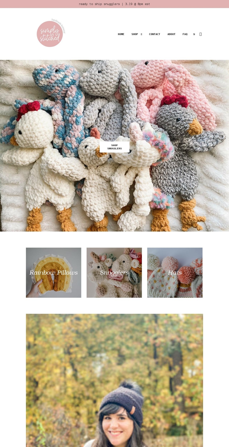 simplystitchedshop.com shopify website screenshot