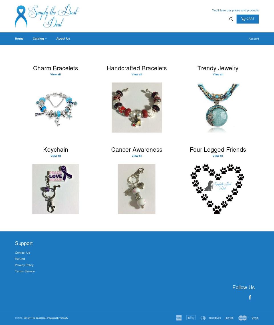 simplythebestdeal.com — Shopify storefront screenshot