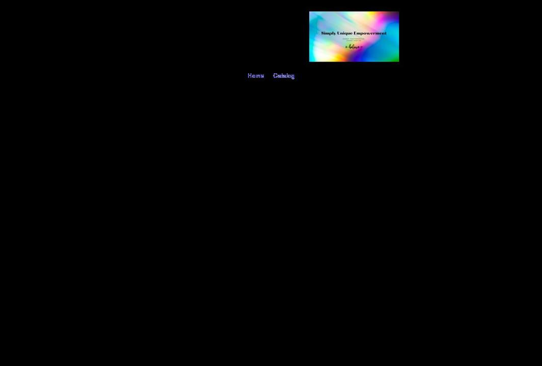 simplyuniqueempowerment.com shopify website screenshot