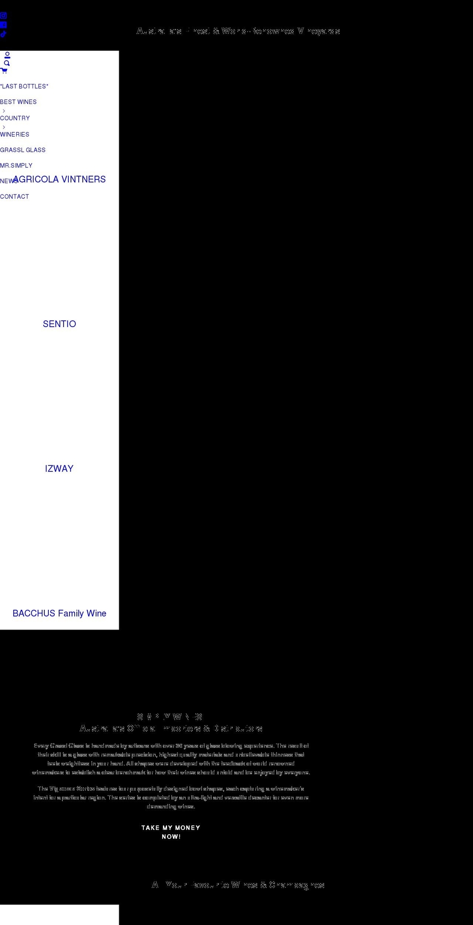 simplywines.com.au shopify website screenshot