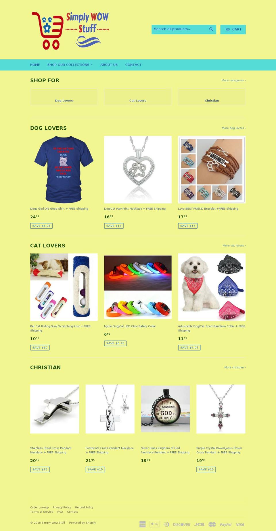 simplywowstuff.com — Shopify storefront screenshot