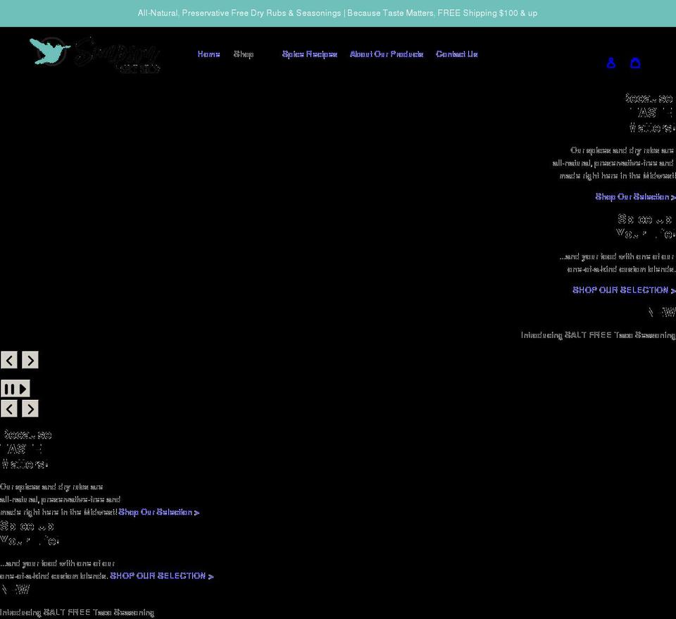 simpsonspiceshop.com shopify website screenshot