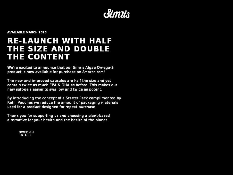 simris.com shopify website screenshot