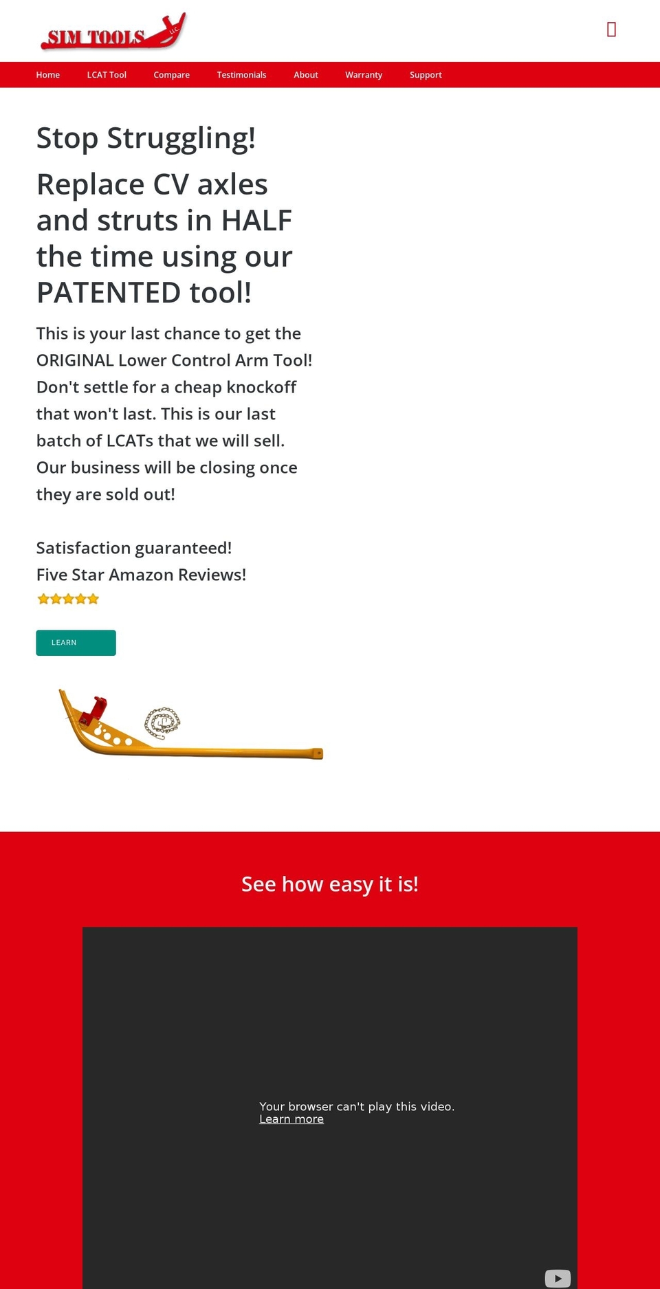 simtools-llc.myshopify.com shopify website screenshot