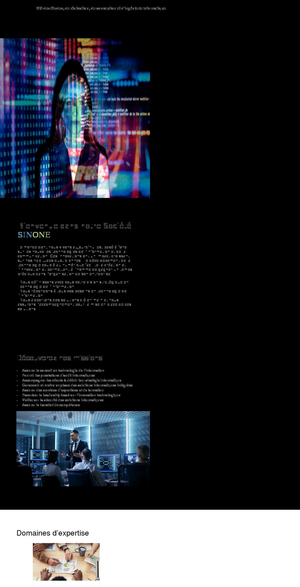 sin-one.com — Shopify storefront screenshot