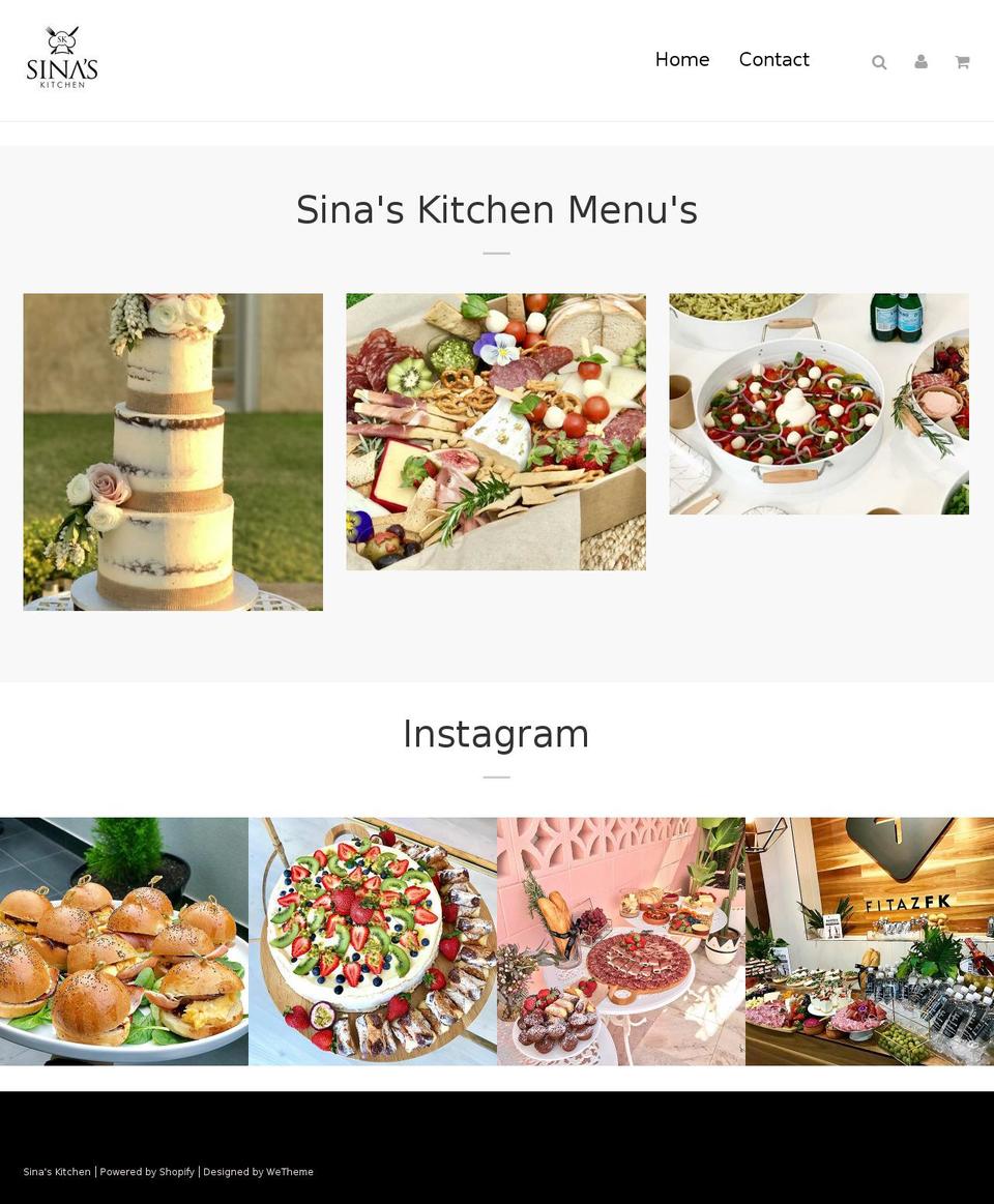 Copy of Flow Shopify theme site example sinaskitchen.com