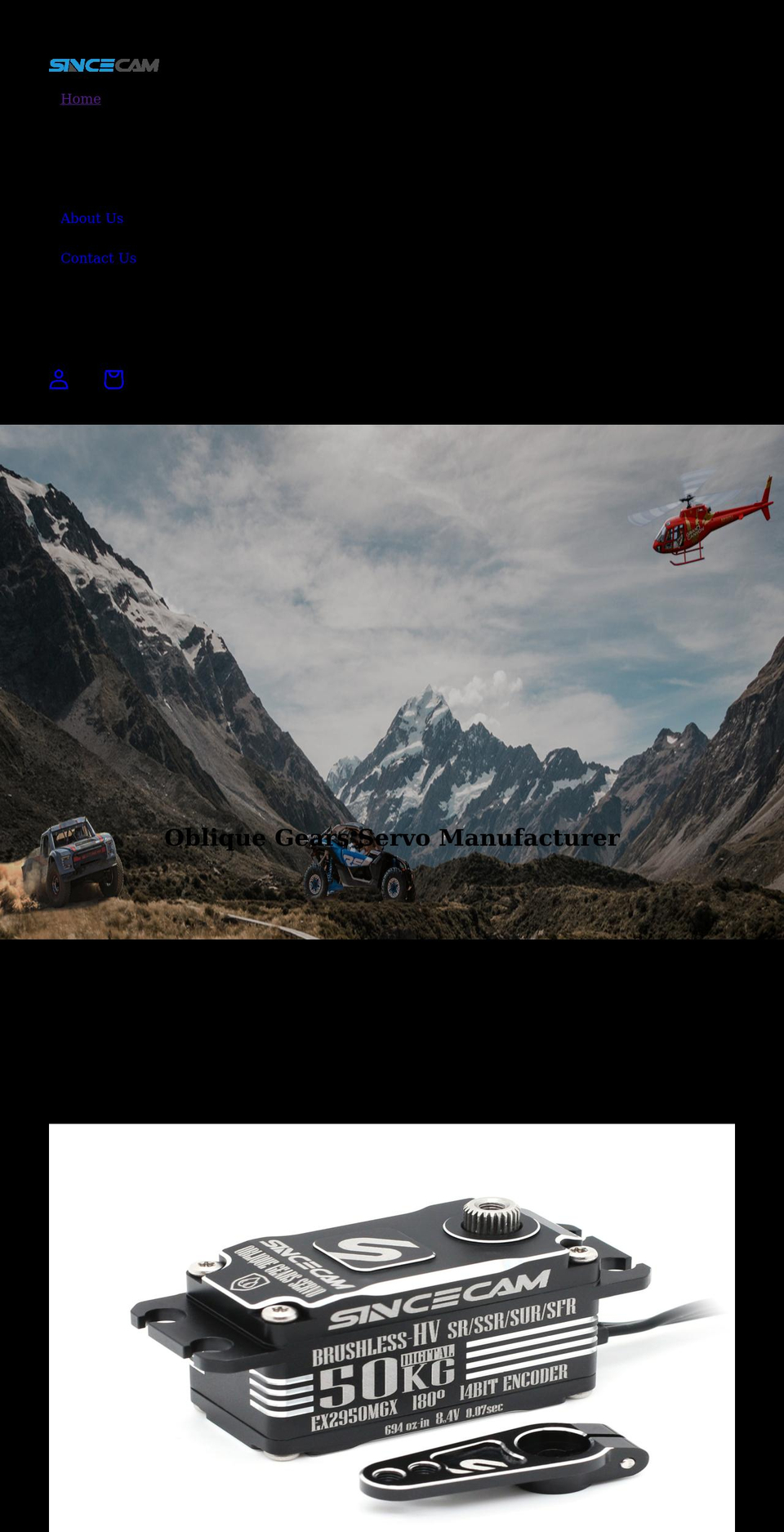 sincecam.com shopify website screenshot