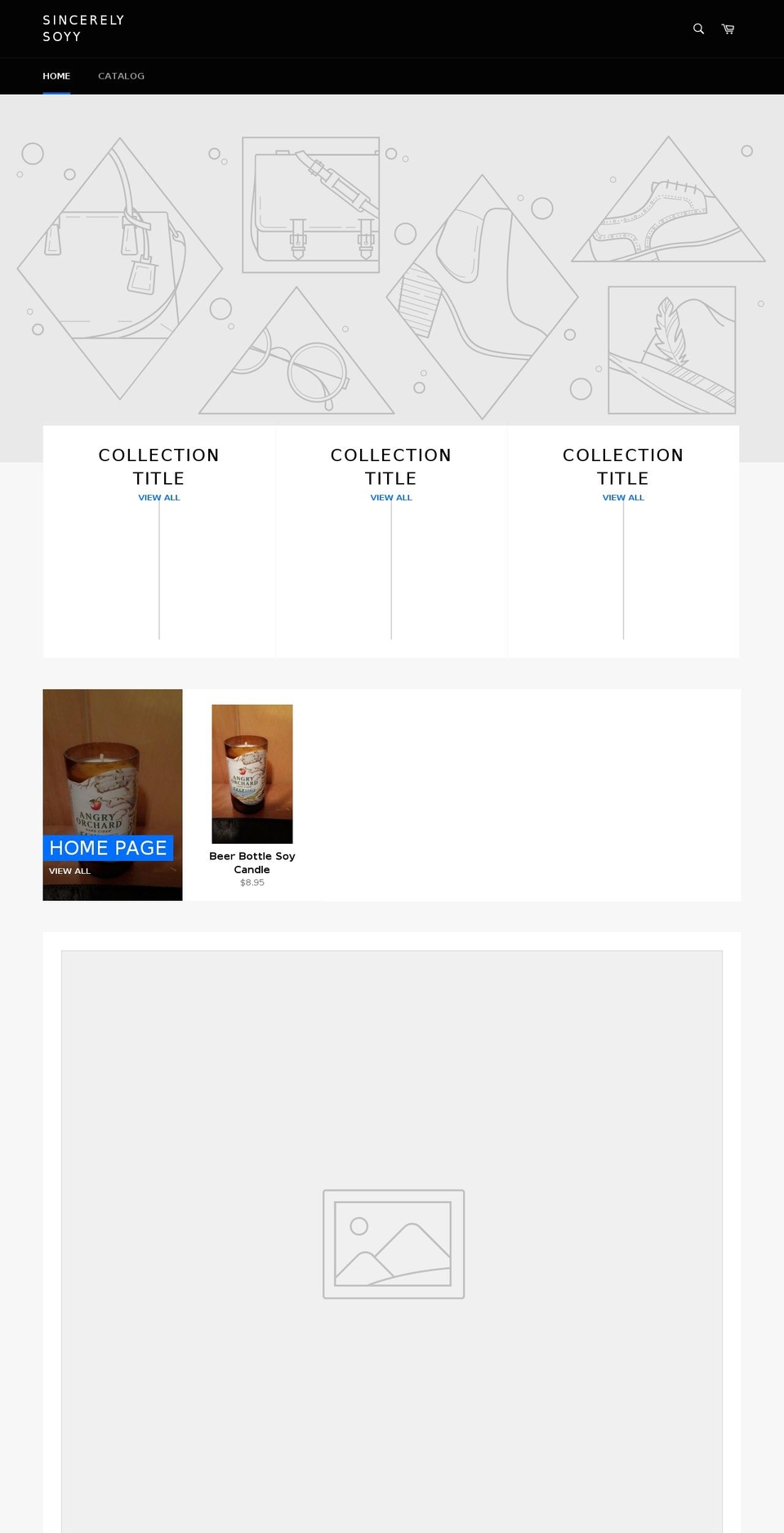 sincerelysoy.com shopify website screenshot